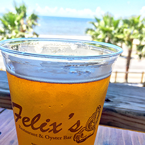 Enjoyed a good lunch at Felix's in Gulfport one day.